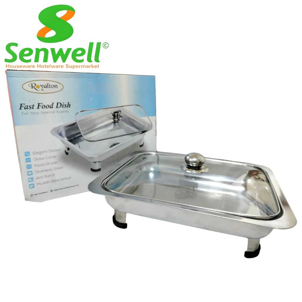 Asta Prasmanan Stainless Steel – Fast Food Dish Square