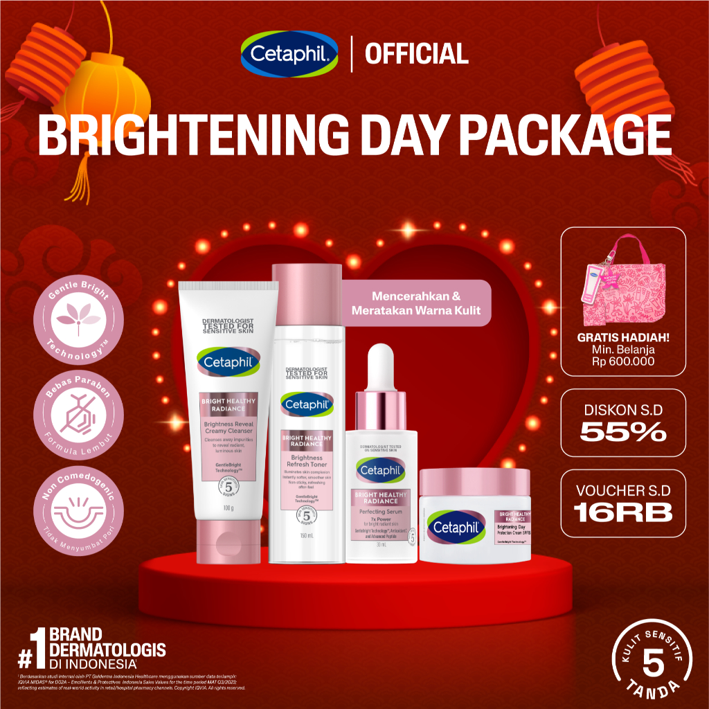 CETAPHIL BRIGHT HEALTHY RADIANCE DAY PACKAGE