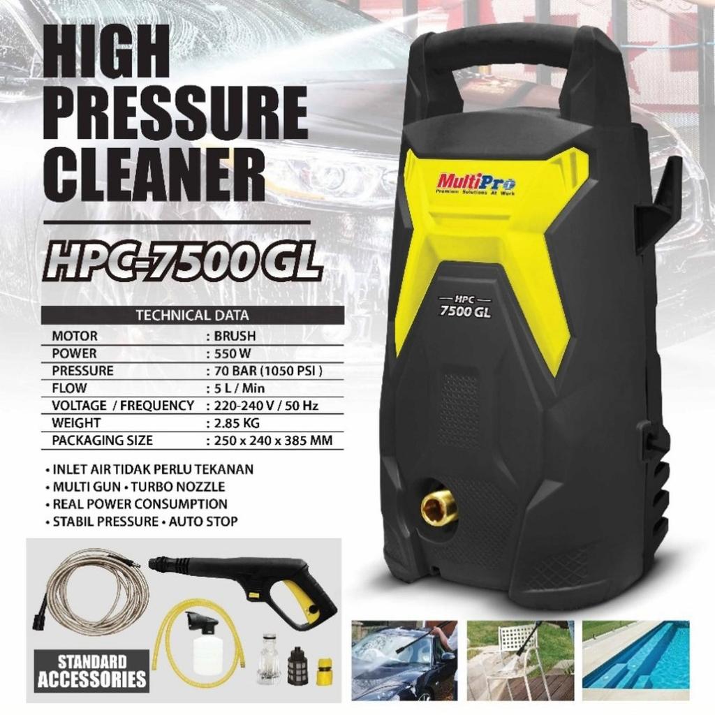 Jet Cleaner High Pressure Cleaner HPC-7500 GL Multipro HPC7500