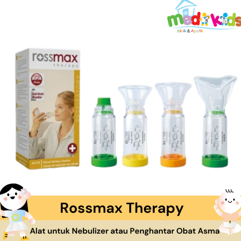 Rossmax Aerochamber - Alat Nebulizer atau Penghantar Obat Asma