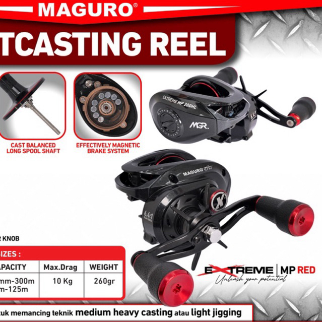 REEL BC MAGURO EXTREME MP 200 HL