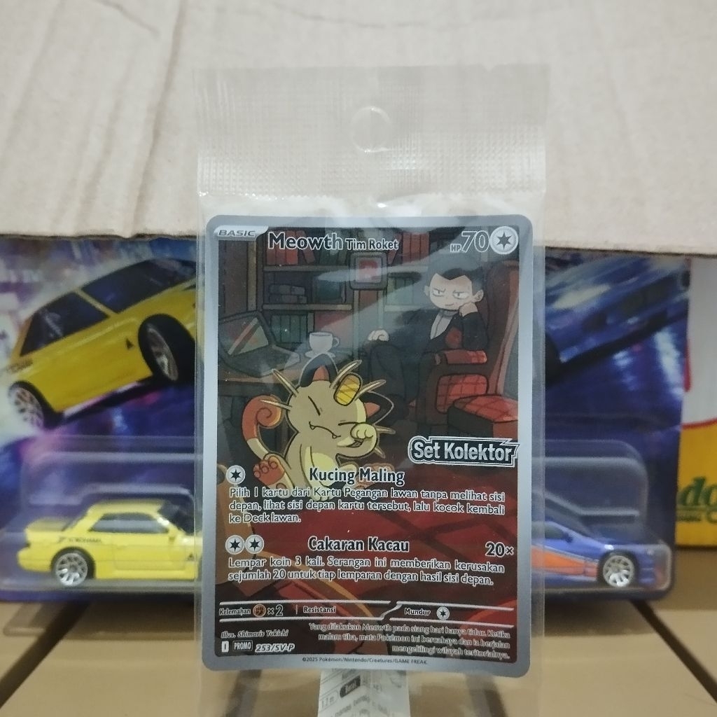 Meowth tim roket (Set Kolektor) - kartu pokemon tcg Indonesia