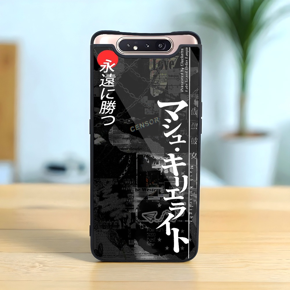 Case Glass Kilau For samsung A80 - case hp - case kilau samsung a80 - Casing Handphone samsung A80 [