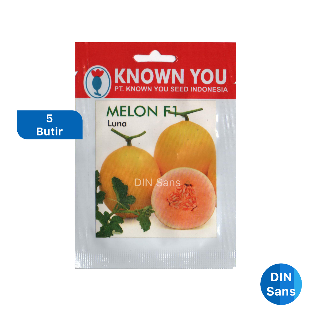 Known You Seed - Benih Melon Hibrida Golden Luna F1 Isi 5 Butir