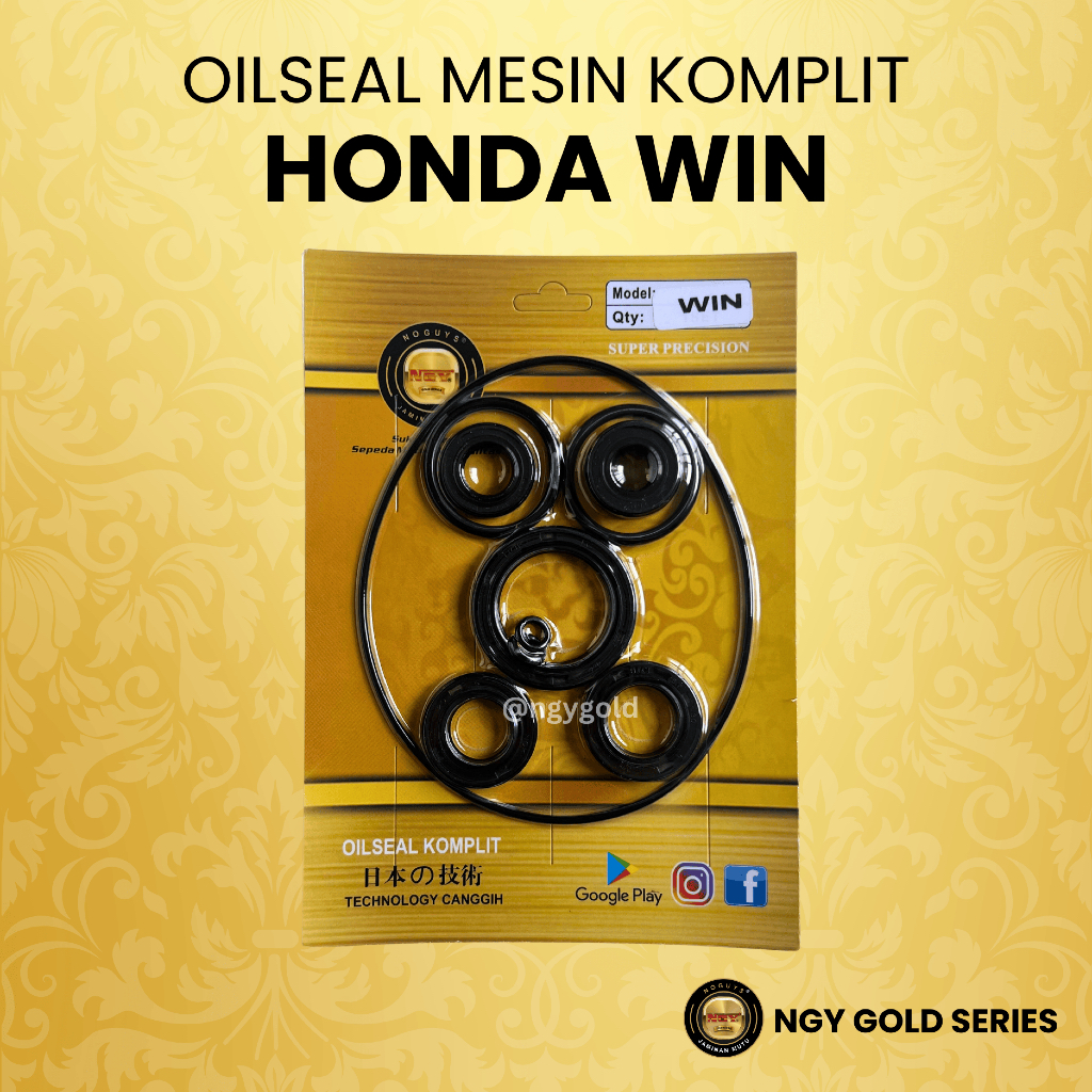 Oilseal Mesin Komplit NGY Motor Honda WIN