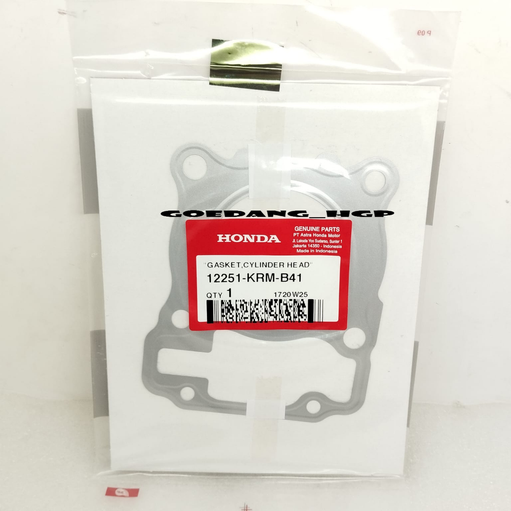 Gasket Cylinder Head Paking Head MEGAPRO 2010 ORI AHM 12251KRMB41