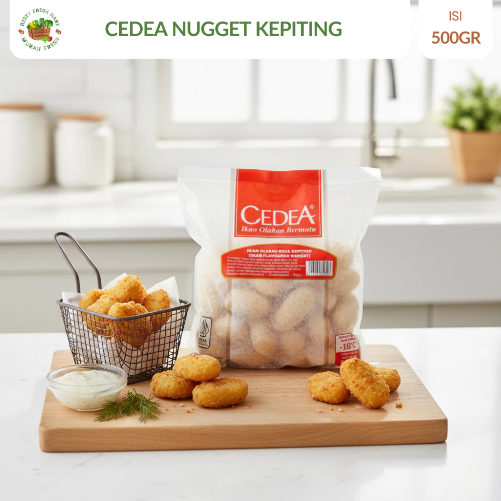 Cedea Nugget Kepiting 500gr | Crab Nuggets Halal Frozen Food