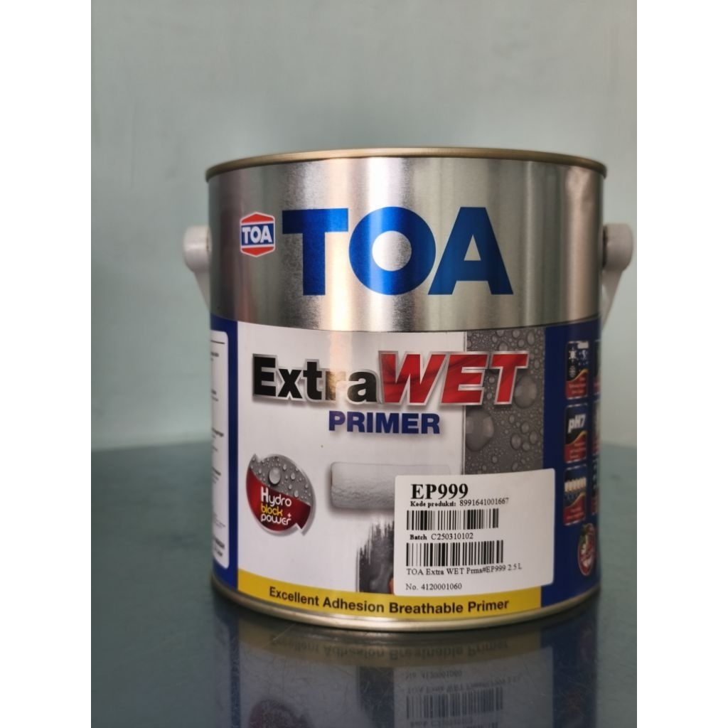 TOA EXTRA WET PRIMER (CAT DASAR CAMPURAN MINYAK/TINNER) ISI 2,5LITER