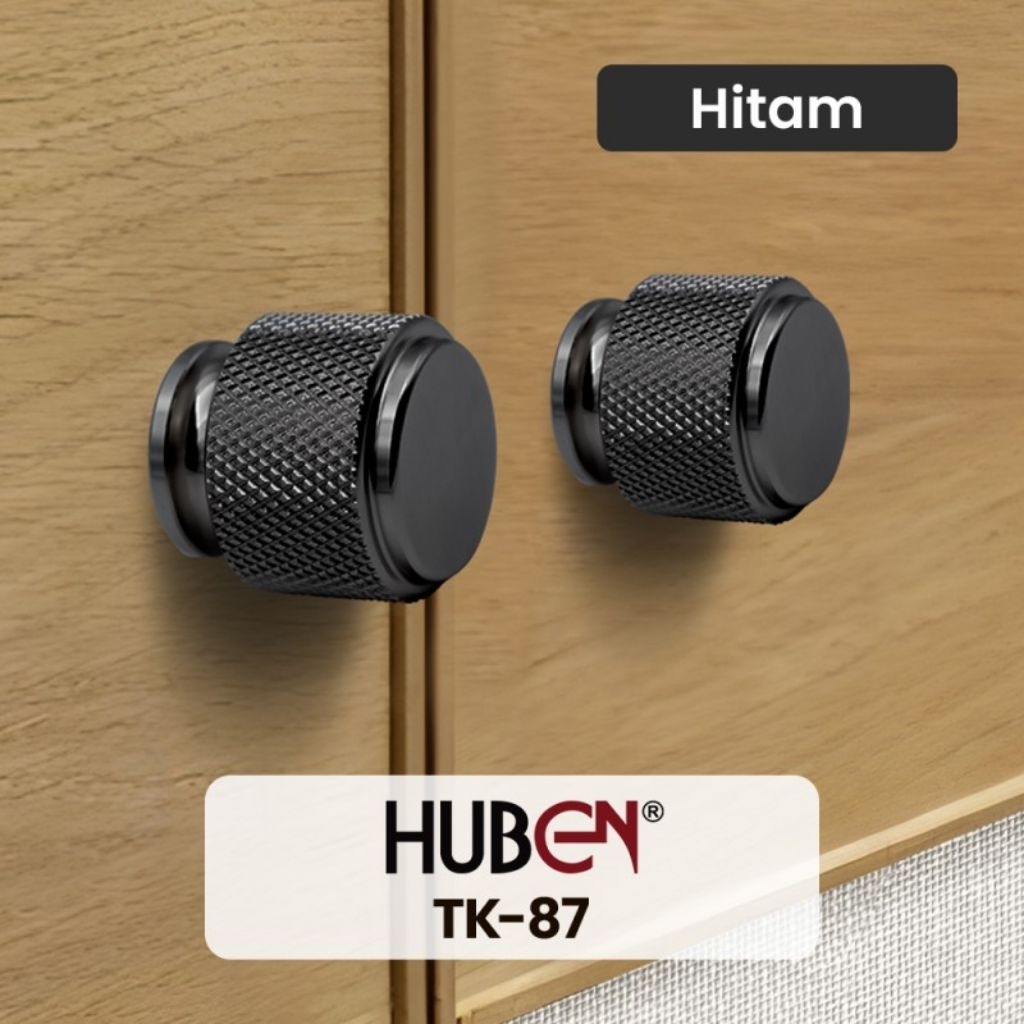 Tarikan Knob HUBEN / Handle Laci / Handle HUBEN warna gold black