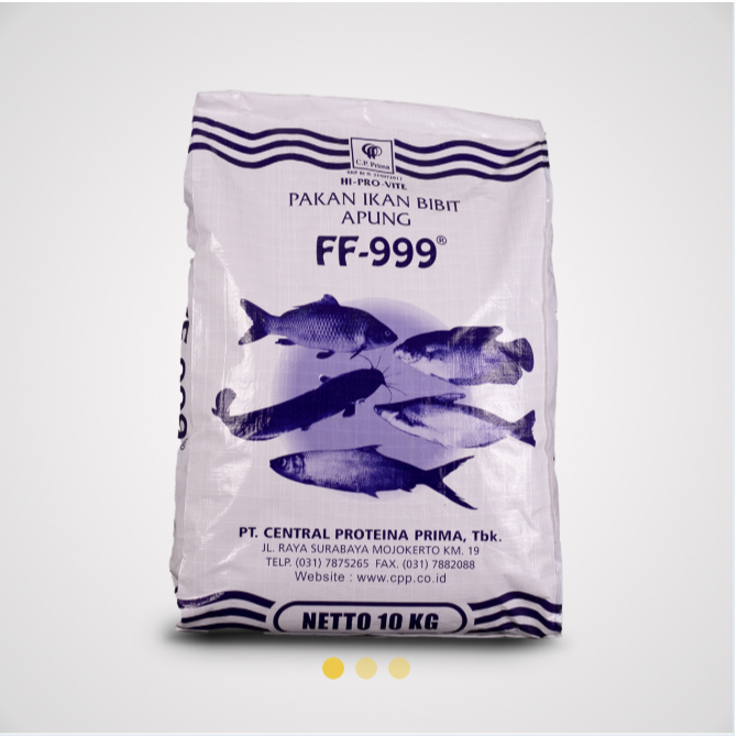 Pakan Ikan Bibit FF 999 Repack 1kg Protein 40%