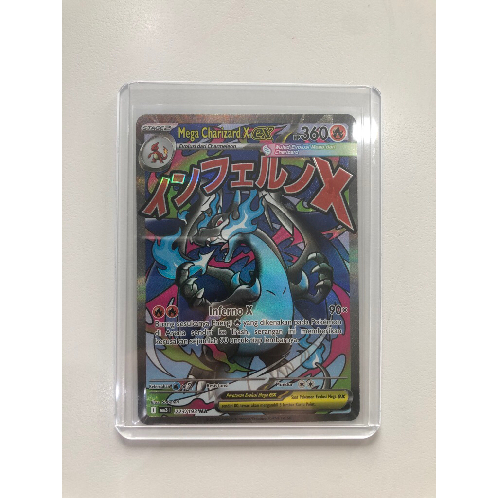 Mega Charizard X Ex MA - Pokemon Mega Impian EX