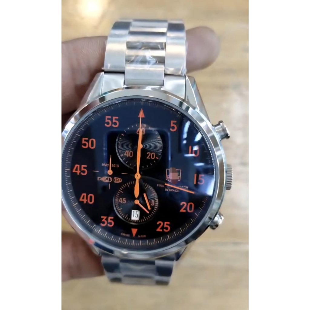 Jam tangan Luxury Pria Carrera SpaceX Limited Edition 43MM more colours steel bracelet rare watch ja