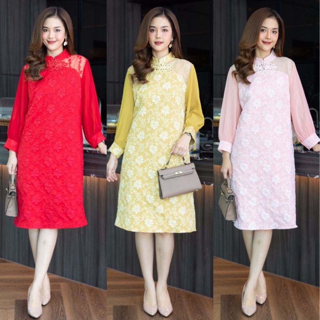 Dress Party Dress Natal Dress Greja Cutie Minute Ori bangkok new