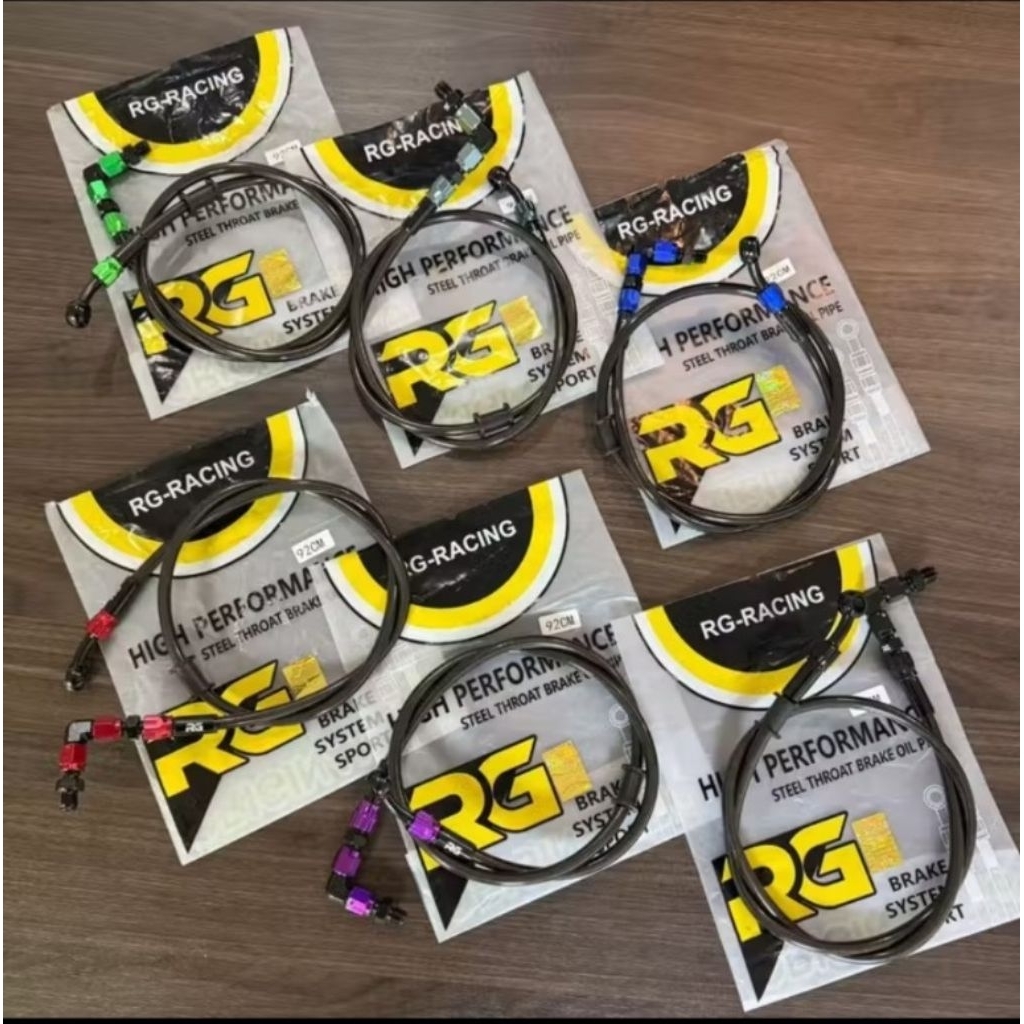 selang rem depan 90 derajat 92 cm kabel rem depan motor universal rg racing 90 derajat