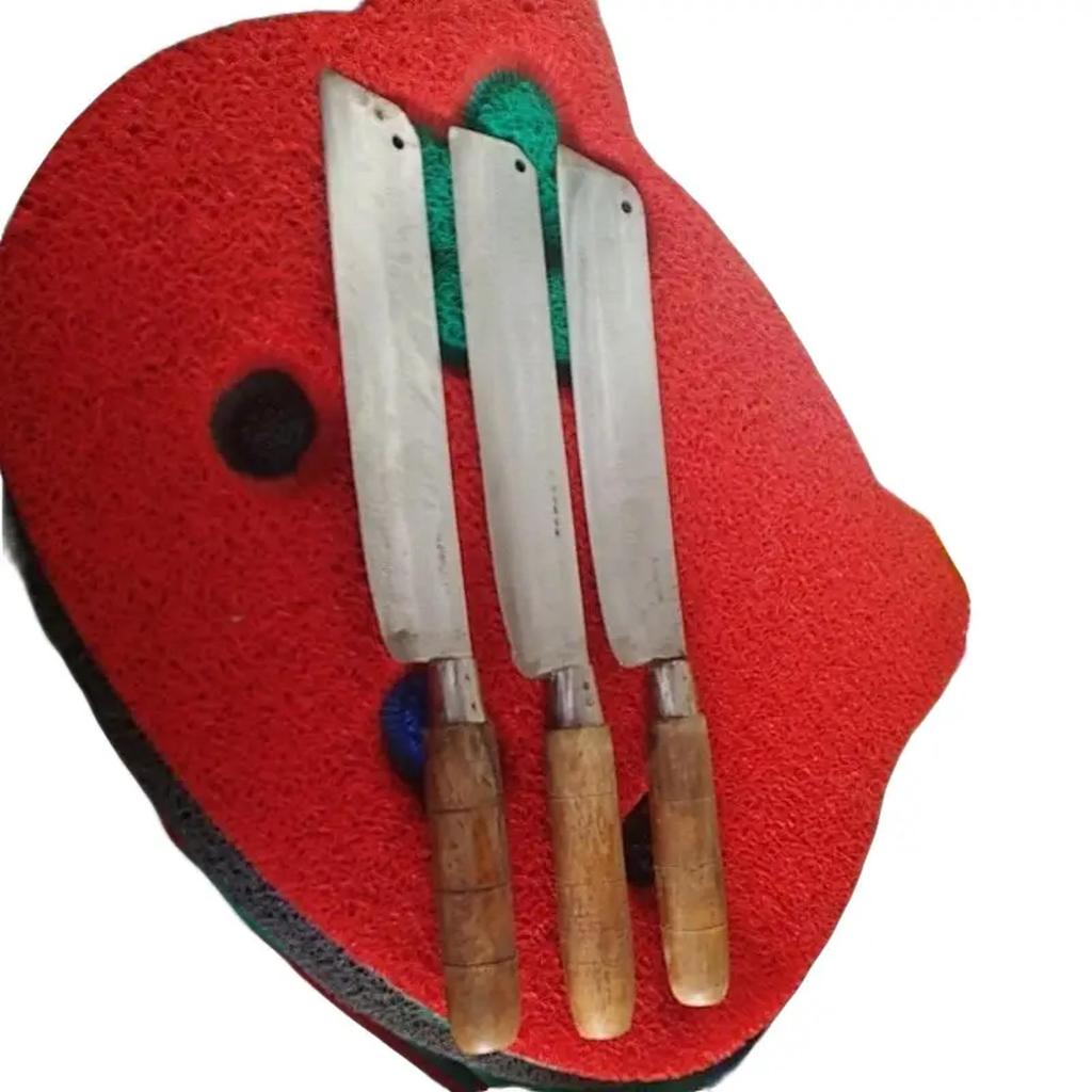 Pisau Daging Baja Besar Tajam Ukuran Besar Untuk Memotong Daging Asli Baja