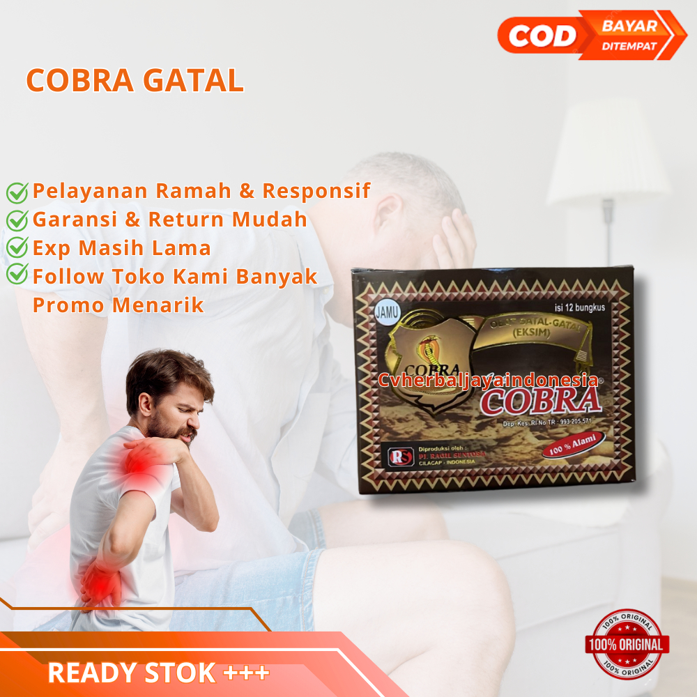 Jamu Cobra Gatal Original 12 Sachet