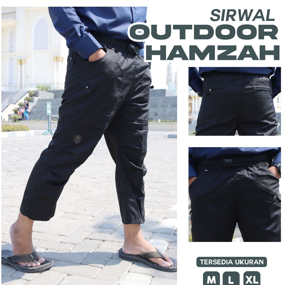 Celana Sirwal Outdoor Hamzah Celana Cingkrang Bahan Drill dari Tazakka Clothes Original