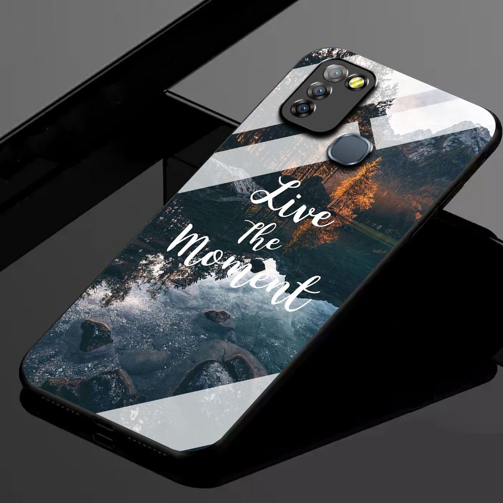 KK27 Softcase Glass Hp Terbaru For Infinix Smart 5/Smart 6 RAM 3 silikon Hp ada pelindung camera Cas