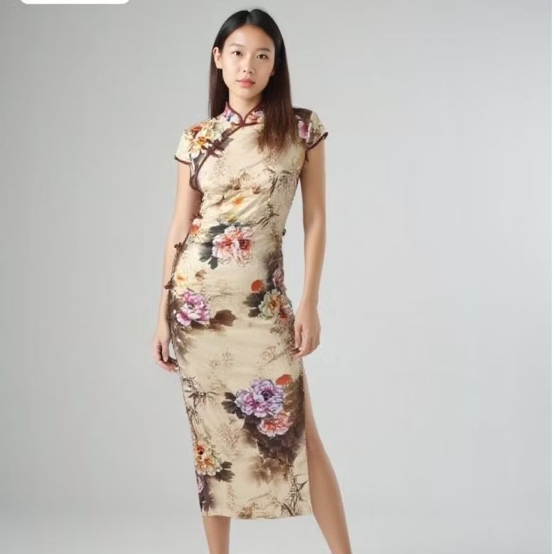 Dress Cheongsam//Dress cheongsam wanita//Dress Cheongsam Premium//Dress Cheongsam Shanghai//Dress Ch