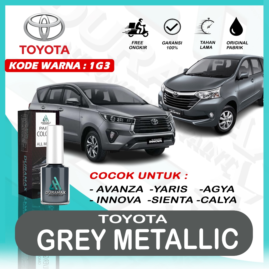CAT OLES TOYOTA DARK GREY METALIC - AVANZA AGYA CALYA RUSH INNOVA YARIS SIENTA