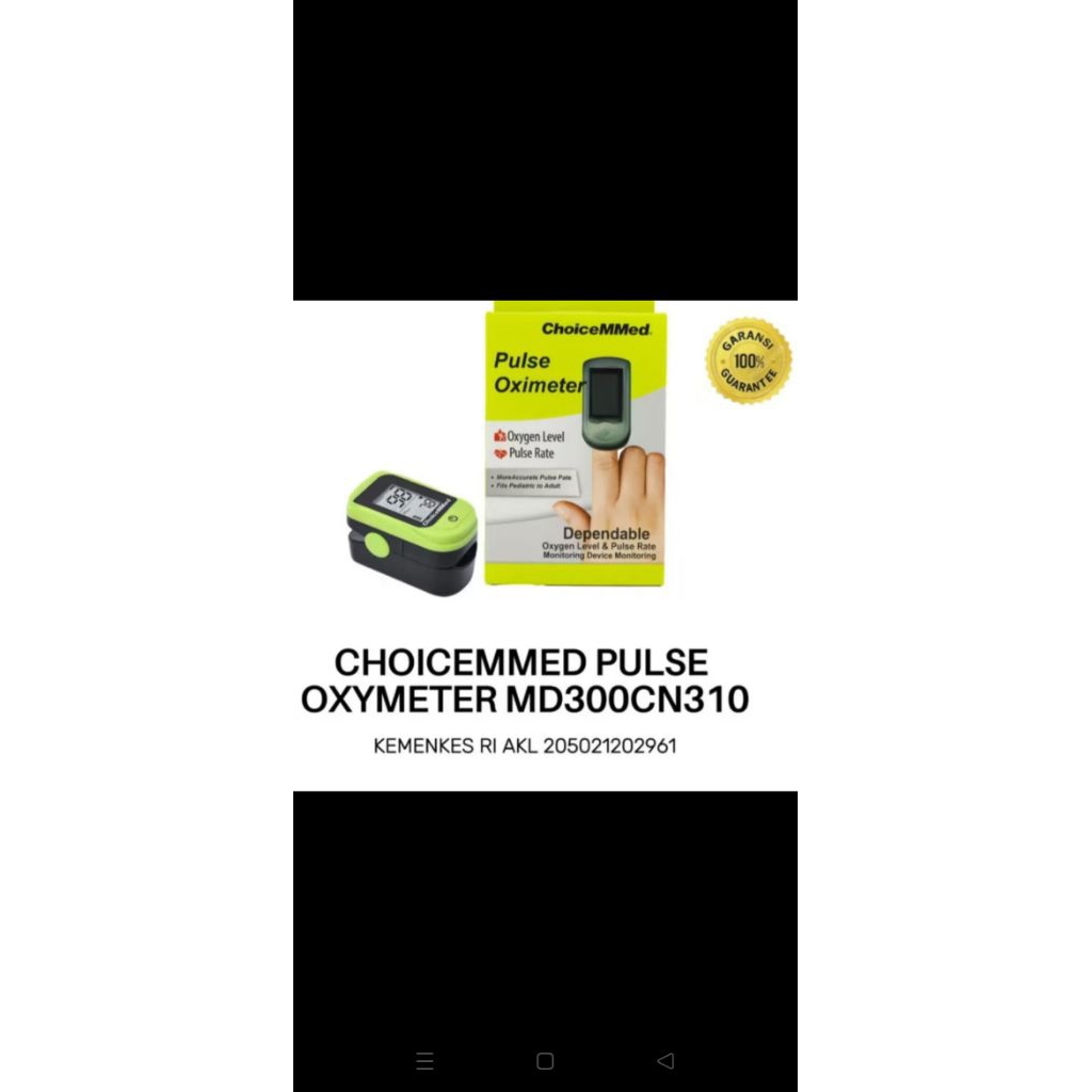 Pulse Oxymeter Choicemed atau Omron type