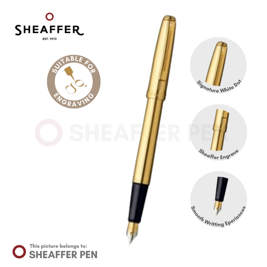 Sheaffer® Prelude Gold Plated Fountain Pen