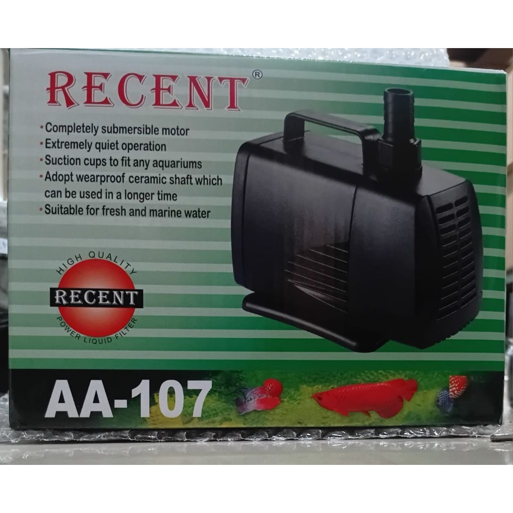 mesin pompa celup kolam ikan power head RECENT AA 107 POWER HEAD KUALITAS BAGUS
