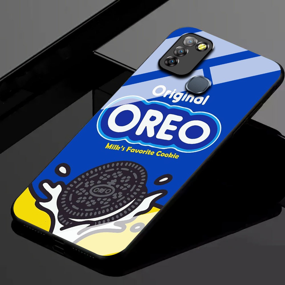 KK47 Softcase Glass Hp Terbaru For Infinix Smart 5/Smart 6 RAM 3 silikon Hp ada pelindung camera Cas