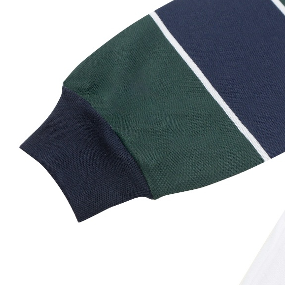 Troy Company Double Sleeve Longsleeve White Navy Undo Transform - Kaos Lengan Panjang Kaos Putih DSD 3511