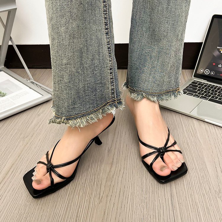 Sepatu Heels Wanita Sandal Anti Slip | Sendal Pesta Perempuan Hak Tinggi | Sepatu Wisuda 5cm