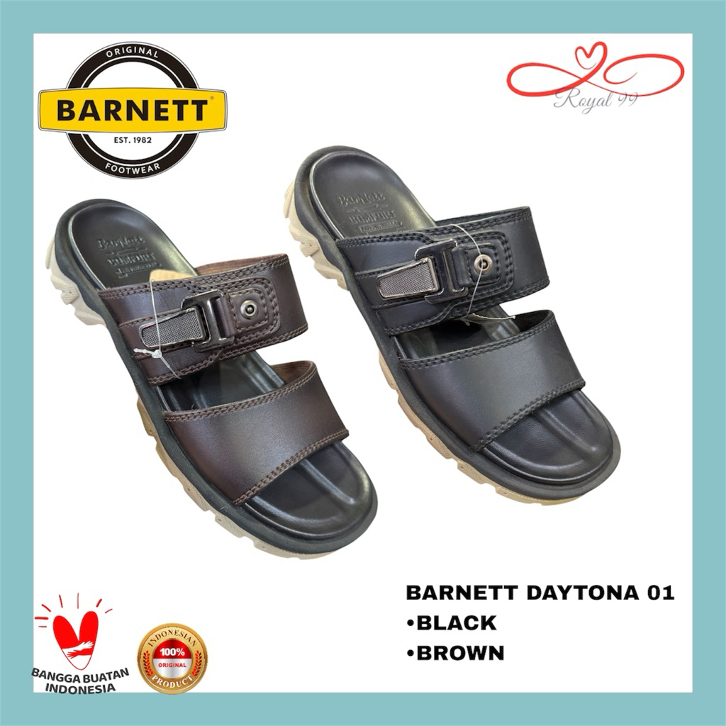 Sandal Barnett DAYTONA Sandal Slop Casual Pria Dewasa Original