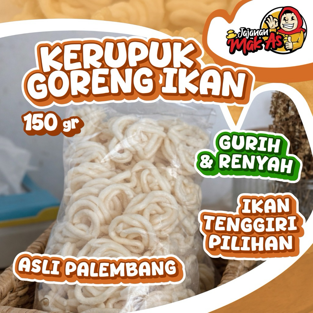 KERUPUK SANGGUL IKAN PALEMBANG/KERUPUK PALEMBANG