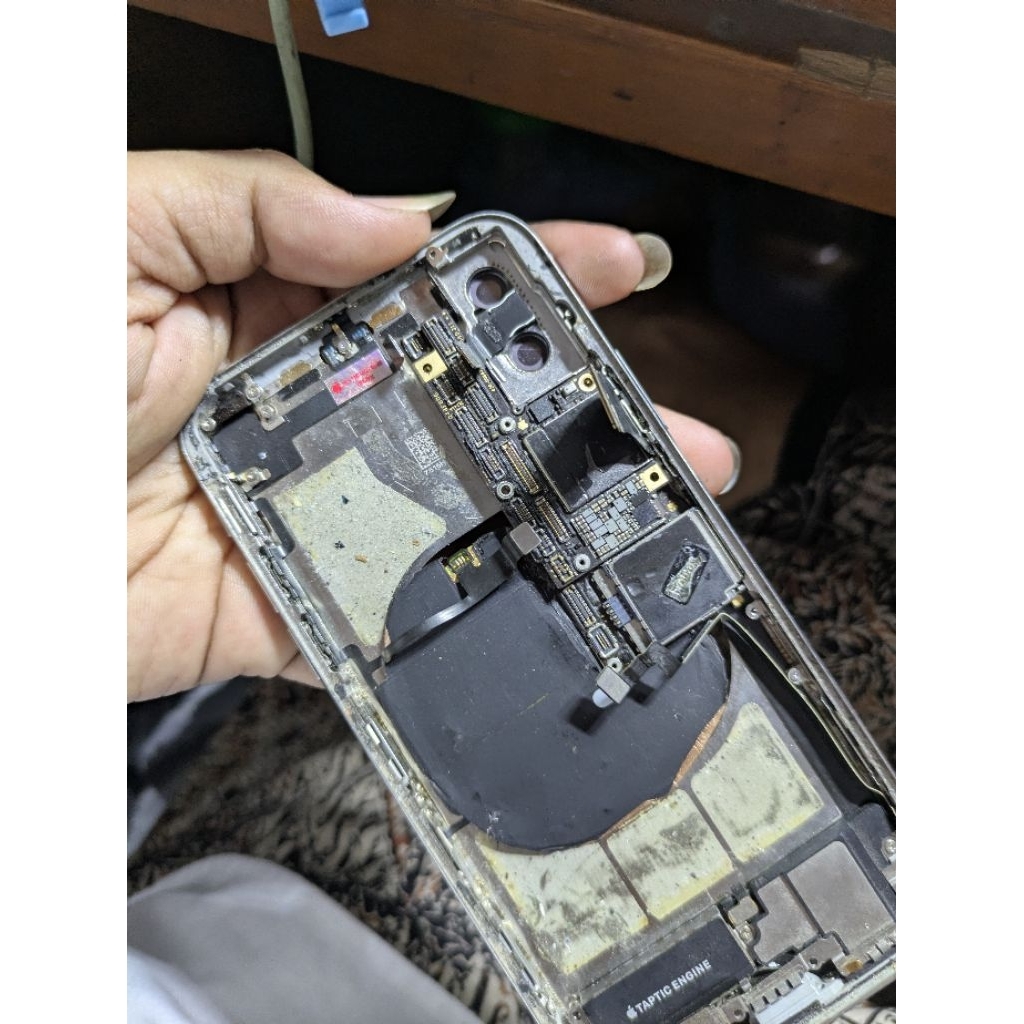 mesin iphone x 256gb matot no pola no icloud