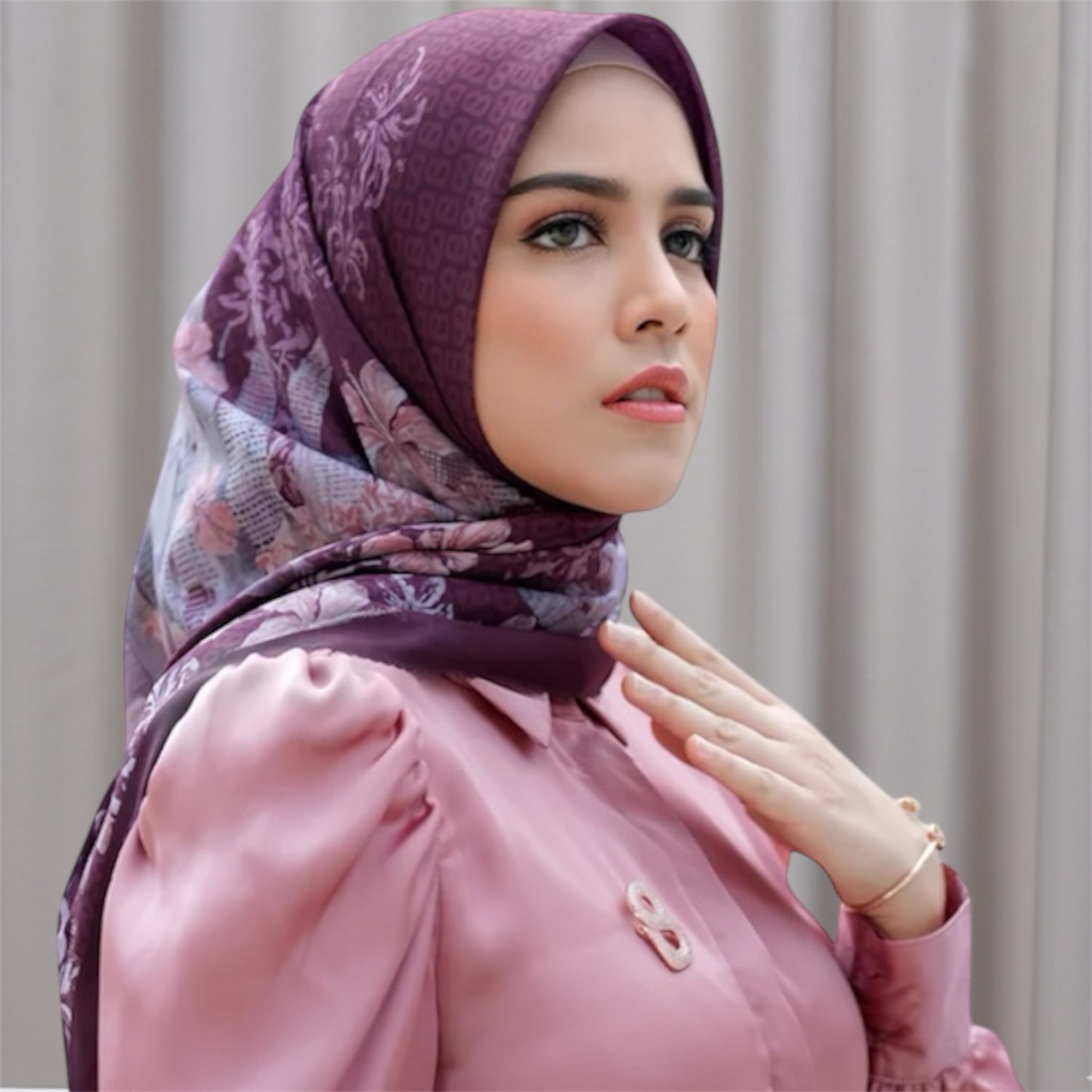 Buttonscarves Malaya Series Voile Square Hijab Original