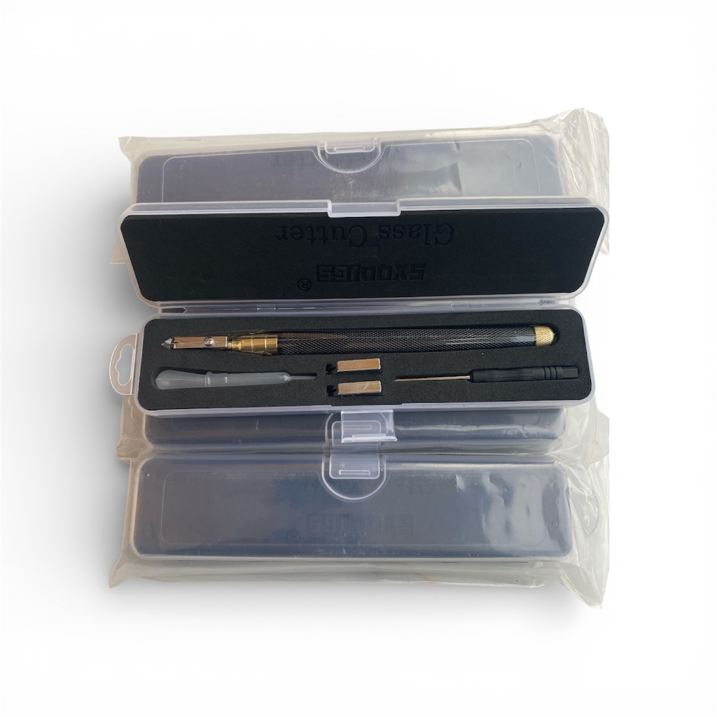 Glass Cuttr Set Alat Potong kaca Full Satu Set Alat Pemotong kaca Pisau potong kaca keramik original