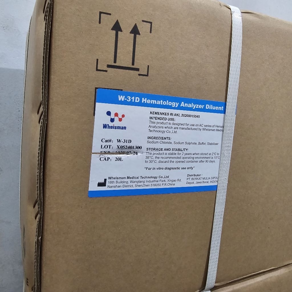 DILUENT HEMATOLOGY WHEISMAN 3DIF 20L