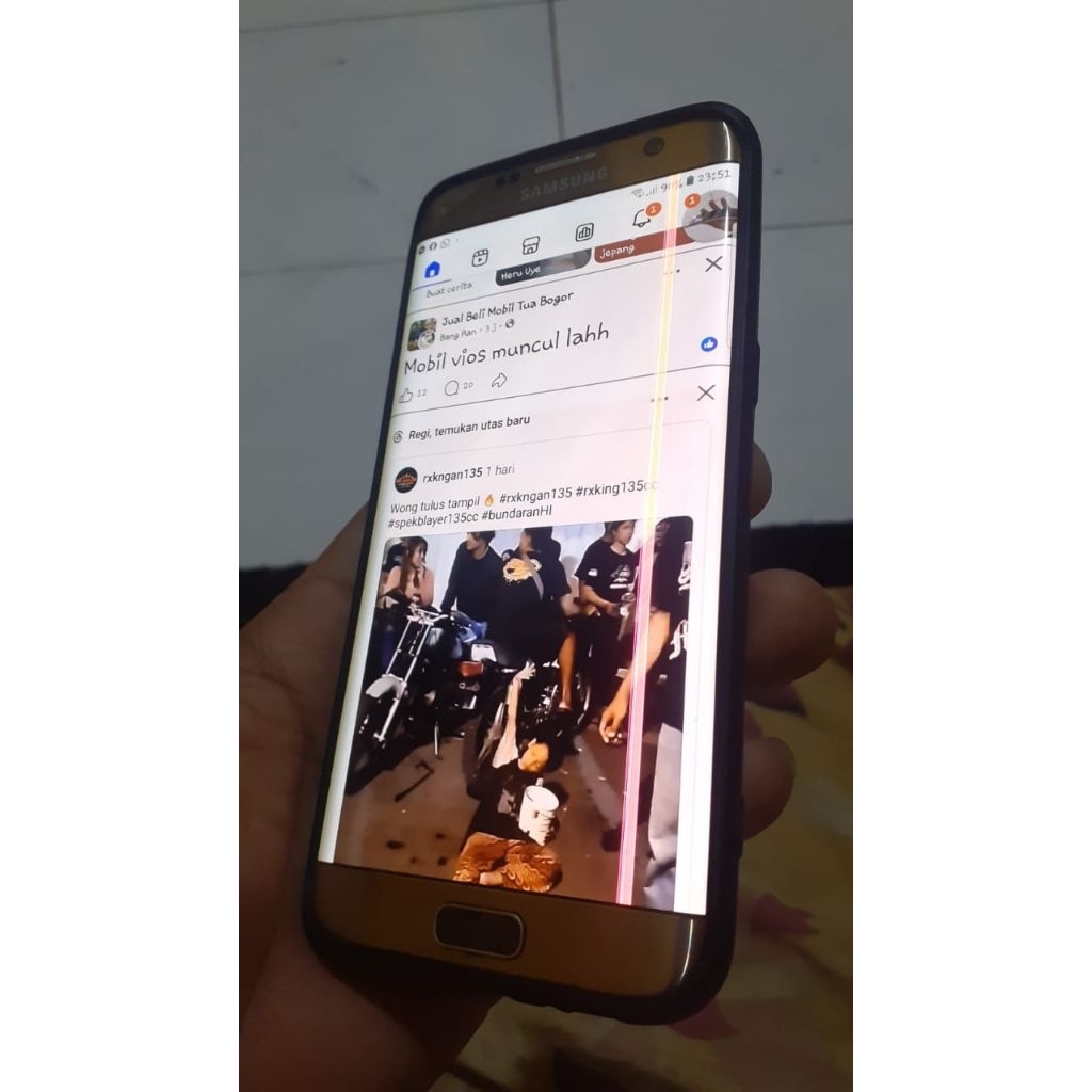 Lcd Touchscreen Set Frame Samsung S7 Edge