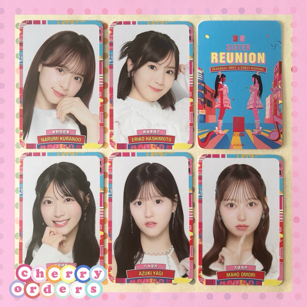 AKB48 Photocard SISTER REUNION Personal Meet & Greet Festival