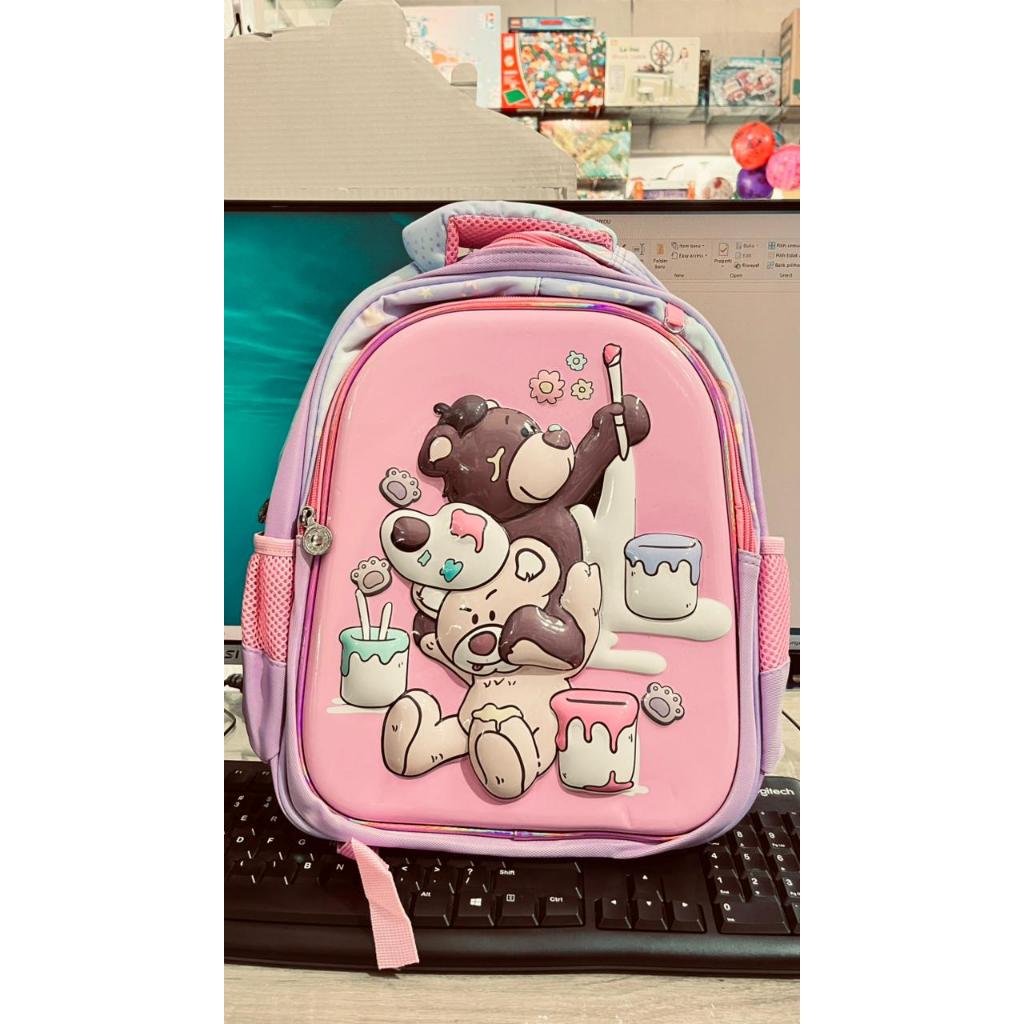 Tas Beruang Pink / body glove / backpack