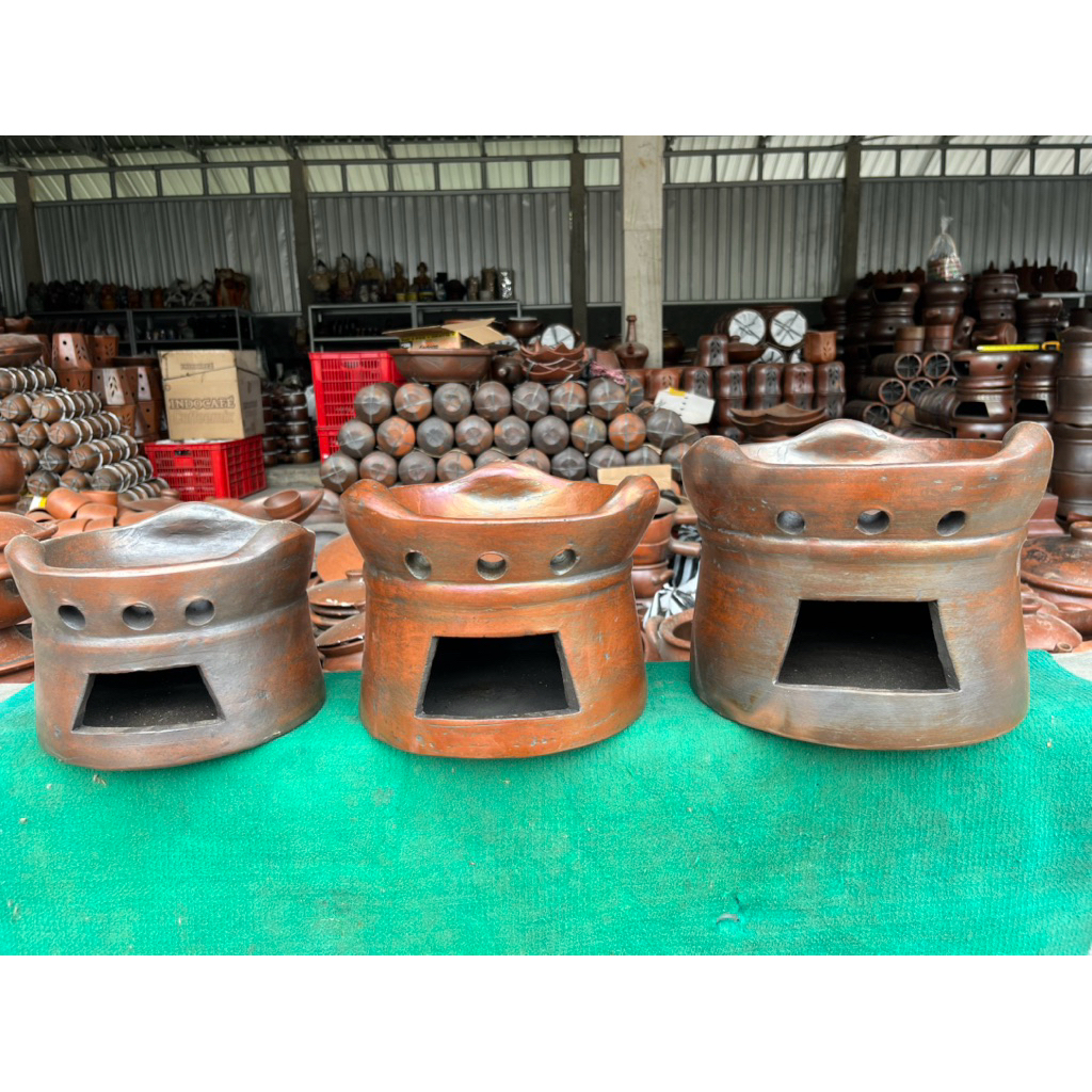 Tungku Kecil,Sedang,Besar Gerabah Tanah Liat