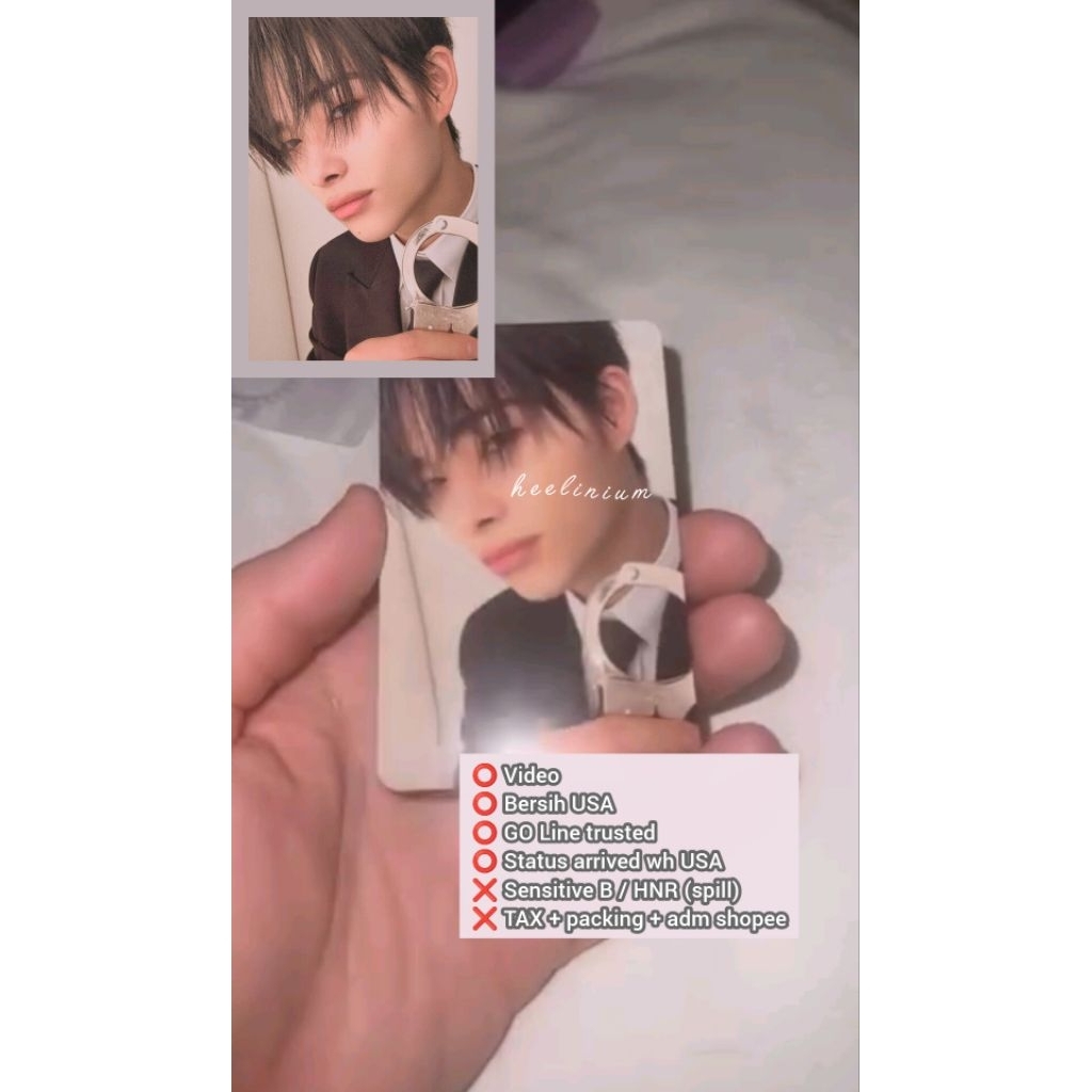 [BACA DESK] ENHYPEN NI-KI DESIRE UNLEASH TARGET BORGOL EXCLUSIVE USA PHOTOCARD PC