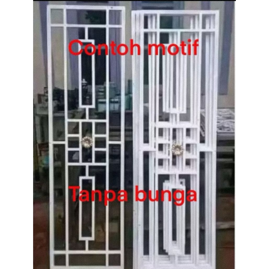 teralis jendela minimalis pengaman rumah ukuran 135×40
