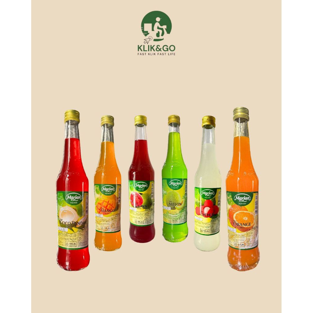 Sirup Marjan cocopandan - Sirup Marjan Mangga - Sirup Marjan Leci - Sirup Marjan Jambu - Sirup Marja