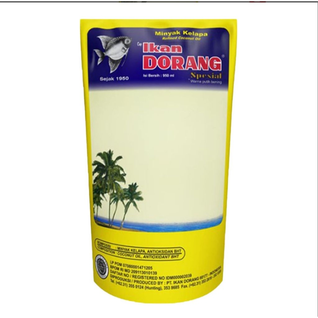 Ikan Dorang Minyak Goreng Kelapa Pouch