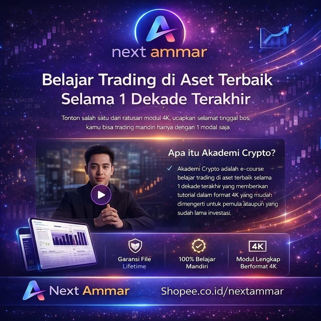 MODUL AKADEMI CRYPTO UPDATE 2024 + BONUS AKADEMI CRYPTO 5 IN 1