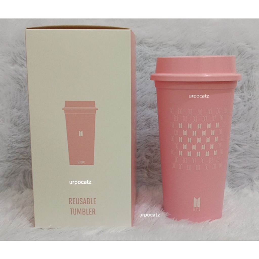BTS - Reusable Tumbler House Of BTS Official Goods Pop Up Store Persona Ready Stock MOTS Map Of The 