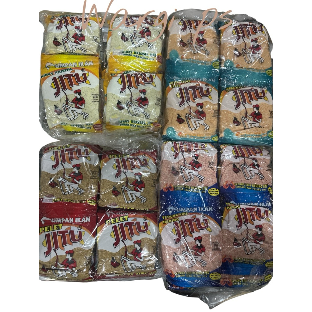 GROSIR UMPAN JITU PELET-JITU EBI-JITU KINOY 1 PAK ISI 20