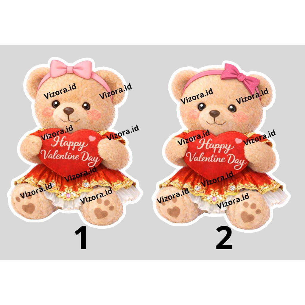 (belum potong pola) E. Topper valentine day/coklat silverqueen valentine/coklat beruang/coklat butte