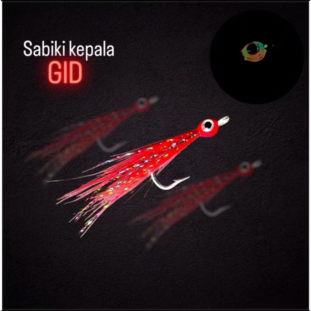 sabiki kepala GID | sabiki gid kepala gid menyala