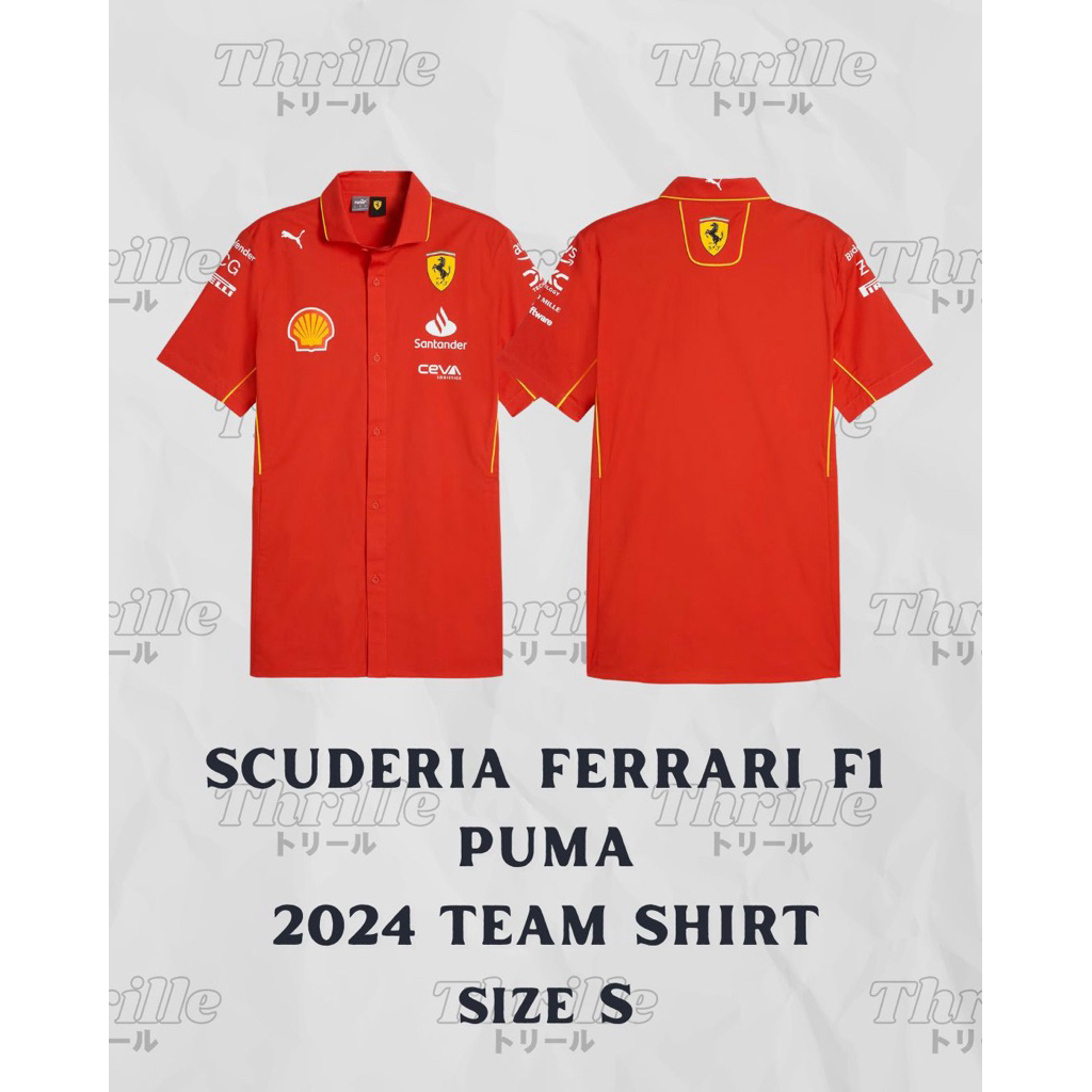 Scuderia Ferrari F1 Puma 2024 Team Shirt Original